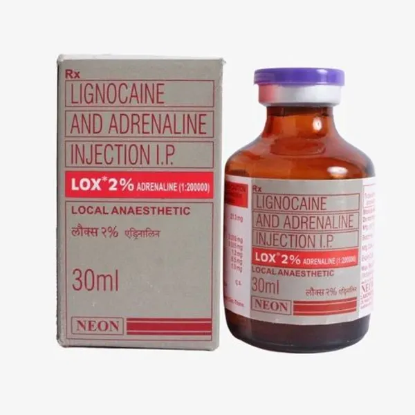 Lignocaine Adrenaline Injection β Buy Online from NexCure Health