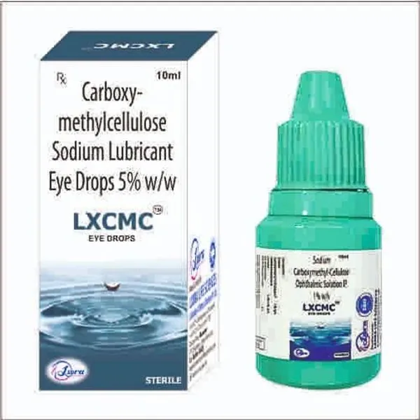 LXCMC EYE DROP CARBOXYMETYLL-CELLULOSE 1% OPYHALMIC SLOLUTION IP 1% — Buy Online from NexCure Health