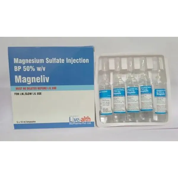 Magnesium Sulfate Injection 50 mg 50 mg — Buy Online from NexCure Health