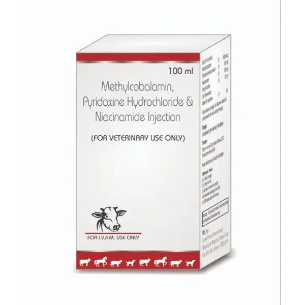 Methylcobalamin Pyridoxine Hydrochloride Niacinamide Veterinary Injection — Buy Online from NexCure Health