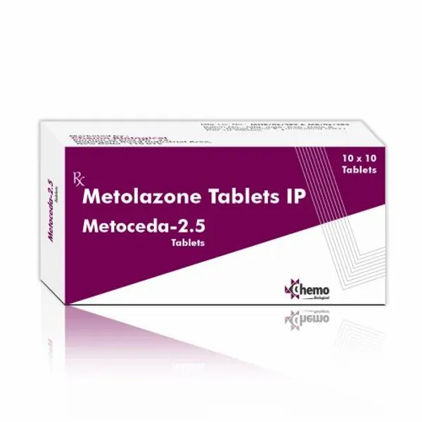 Metolazone Tablets IP — Buy Online from NexCure Health