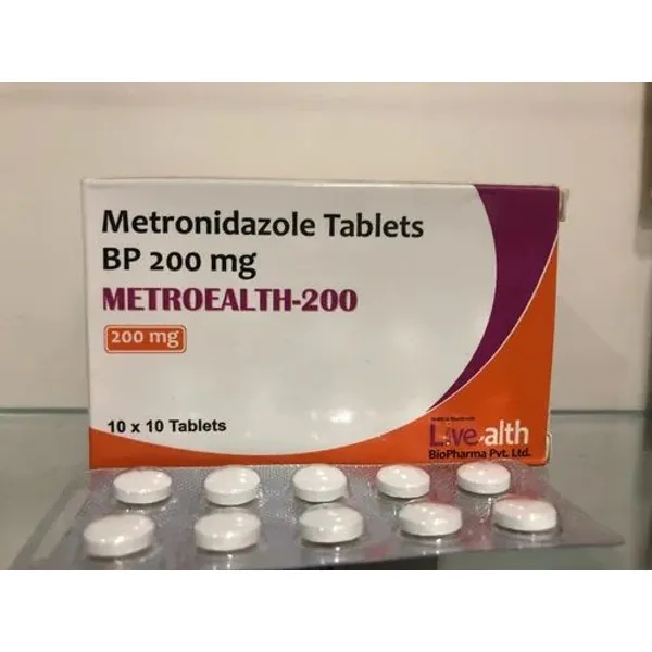 Metronidazole Tablets BP 200 mg 200 mg — Buy Online from NexCure Health