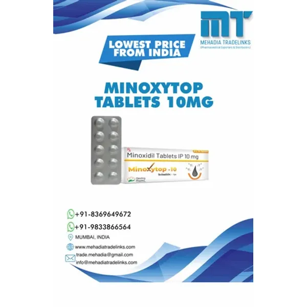 MINOXYTOP 10MG TABLETS 10MG — Buy Online from NexCure Health