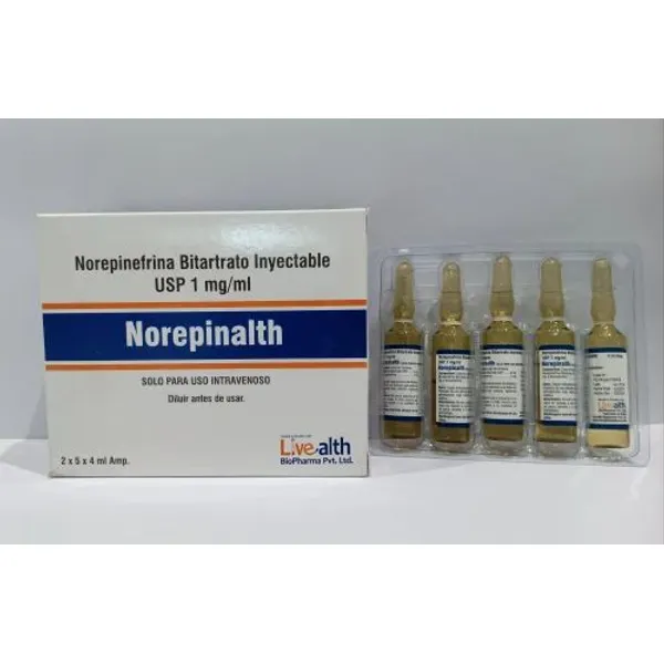 Norepinalth Norepinephrine Bitartrate Injection — Buy Online from NexCure Health