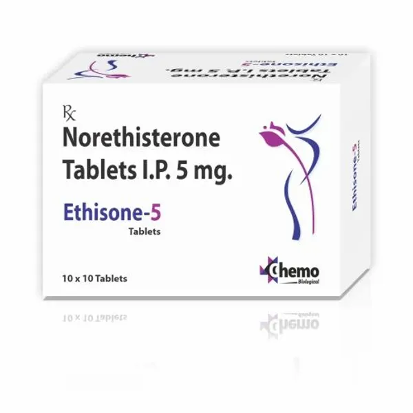 Norethisterone 5mg Tablets 5mg — Buy Online from NexCure Health