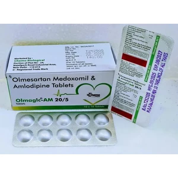 Olmesartan Amlodipine Tablets — Buy Online from NexCure Health