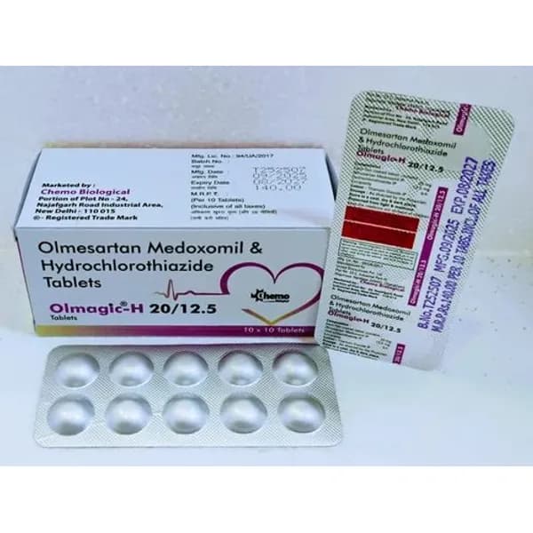 Olmesartan Hydrochlorothiazide Tablets — Buy Online from NexCure Health