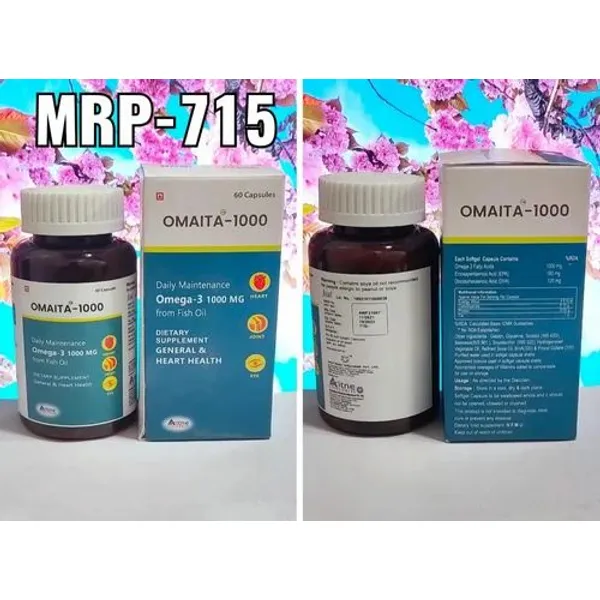 OMAITA-1000 OMEGA-3 (1000MG) 1000MG β Buy Online from NexCure Health