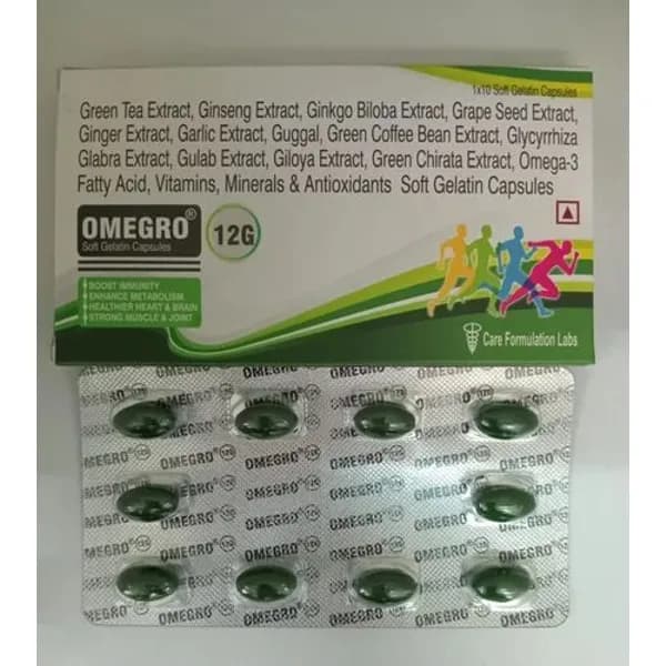 OMEGRO 12 G 12 G β Buy Online from NexCure Health