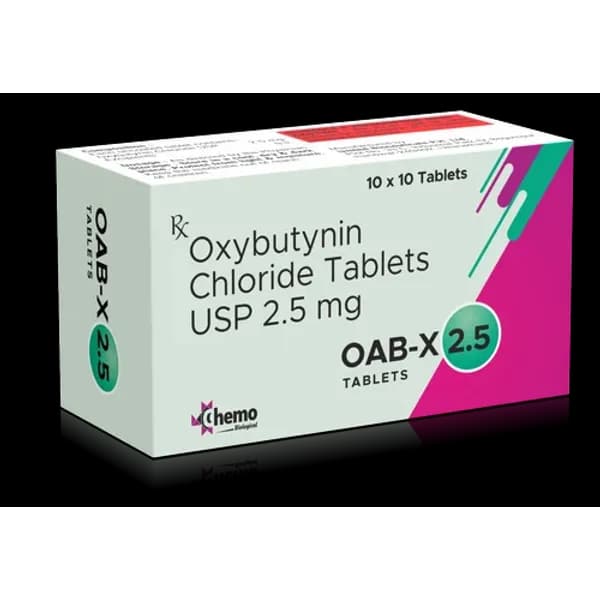 Oxybutynin 2.5mg Tablets 2.5mg — Buy Online from NexCure Health