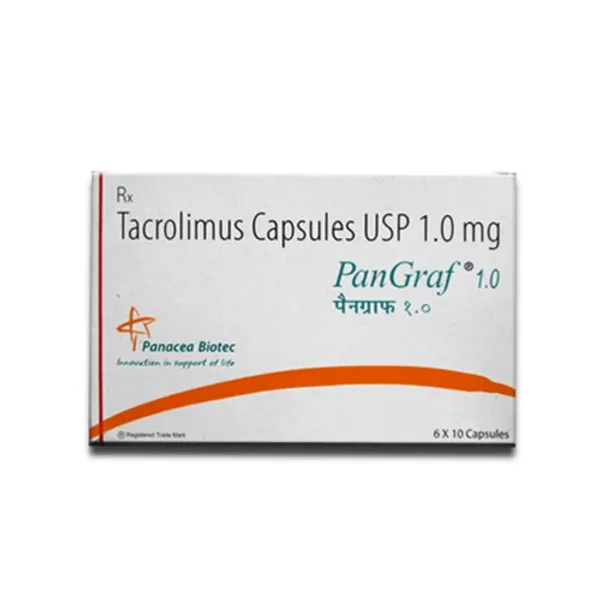 Pangraf 1mg(Tacrolimus cap) 1mg — Buy Online from NexCure Health