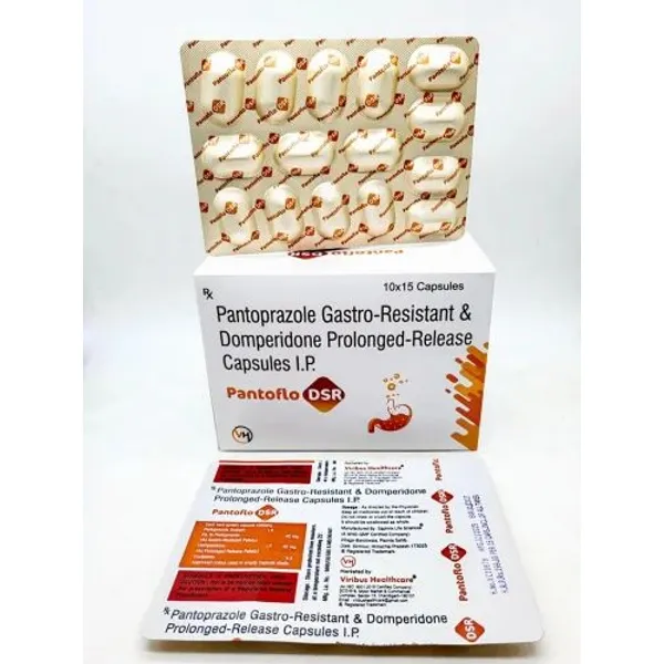 Pantoprazole(EC) 40mg + Domperidone(SR) 30mg 40mg — Buy Online from NexCure Health