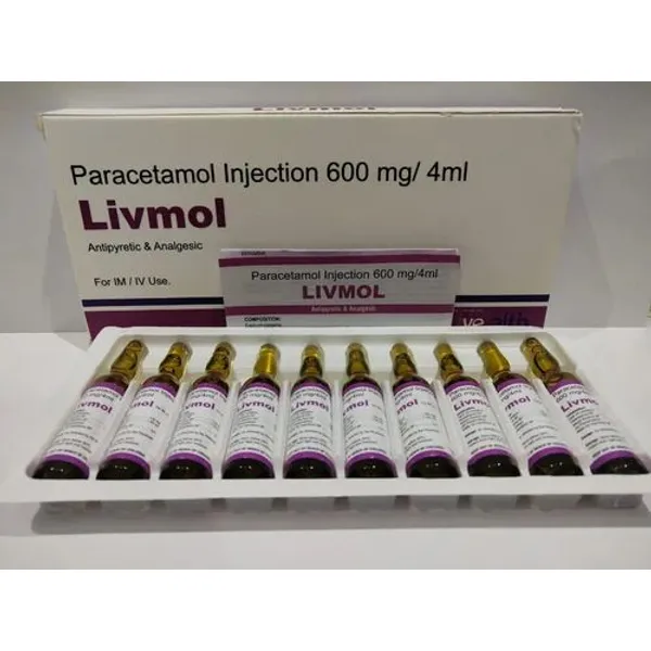 Paracetamol Injection 600mg 600mg — Buy Online from NexCure Health