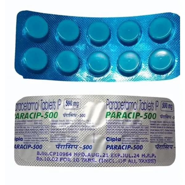 Paracip 500 Tablets — Buy Online from NexCure Health