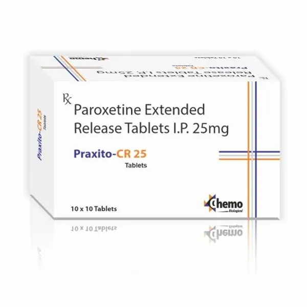 Paroxetine Extended Release Tablets IP 25mg 25mg — Buy Online from NexCure Health