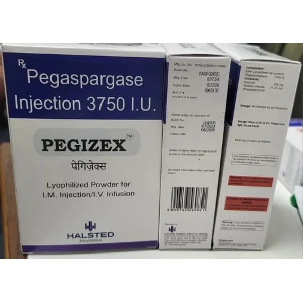 Pegaspargase 3750 Iu 5ml Injection 3750 Iu — Buy Online from NexCure Health
