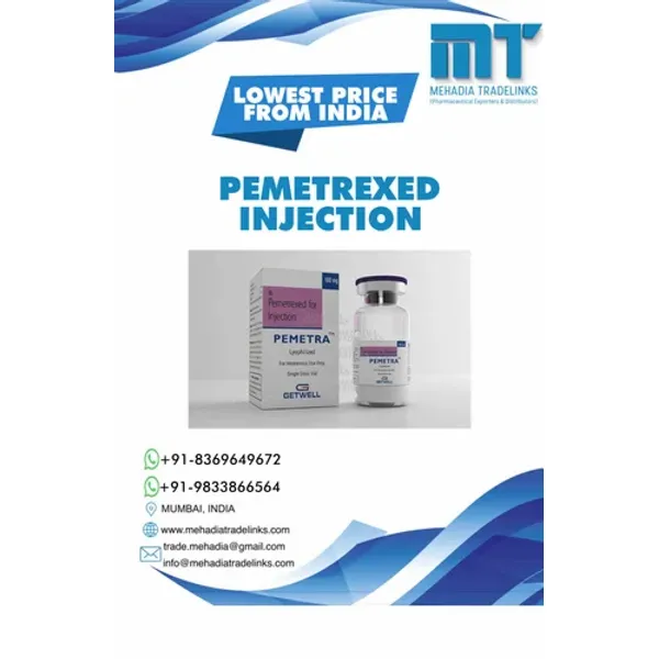 Pemetrexed 100 Mg Injection 100 Mg — Buy Online from NexCure Health