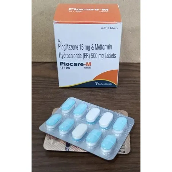 Pioglitazone Hydrochloride 15mg Metformin 500 15mg — Buy Online from NexCure Health