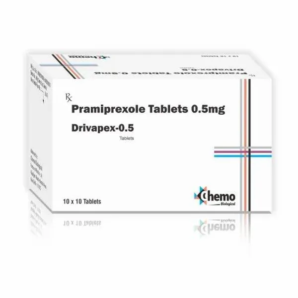 Pramiprexole Dihcl Monohydrate 0.5mg Tablets 0.5mg β Buy Online from NexCure Health