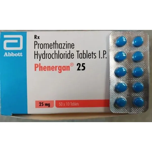 Promethazine Hydrochloride Tablets Bp 25 Mg 25 Mg — Buy Online from NexCure Health