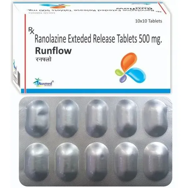 Ranolazine Exteded Release Tablets 500mg 500mg — Buy Online from NexCure Health