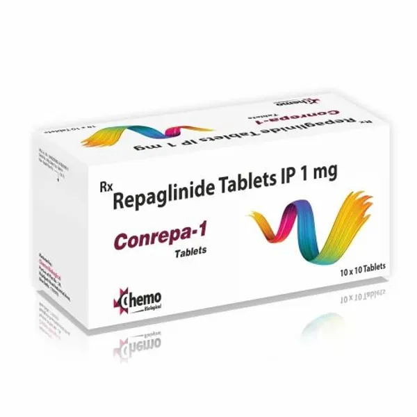 Repaglinide Tablet IP 1mg 1mg — Buy Online from NexCure Health