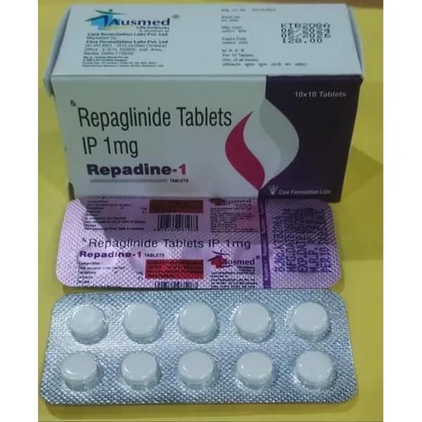 Repaglinide Tablets 1mg 1mg — Buy Online from NexCure Health