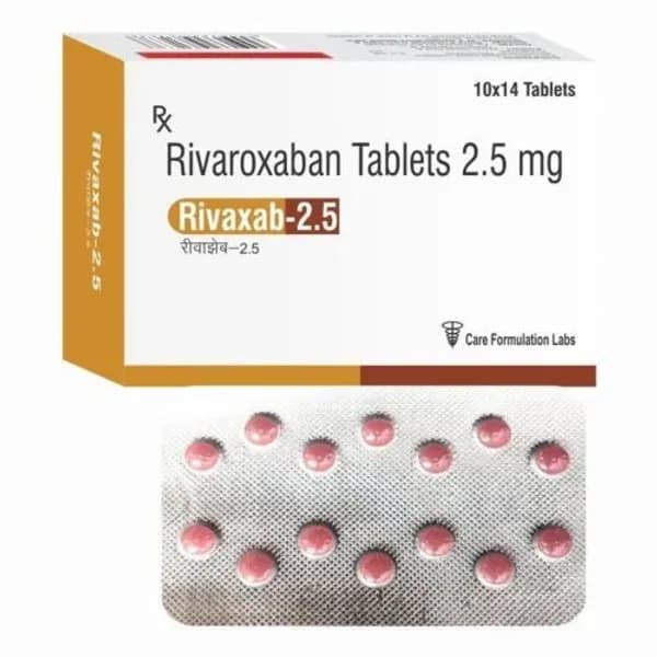 Rivaroxaban Micronized 2.5mg 2.5mg — Buy Online from NexCure Health