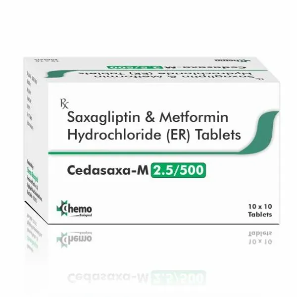Saxagliptin And Metformin Hydrochloride ER Tablet β Buy Online from NexCure Health