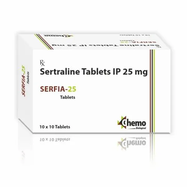 Sertraline Tablets IP 25mg 25mg β Buy Online from NexCure Health