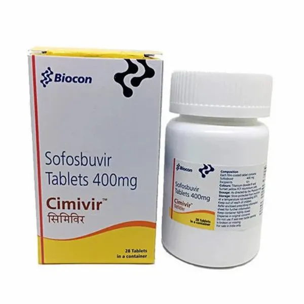 Sofosbuvir Tablets 400mg 400mg — Buy Online from NexCure Health