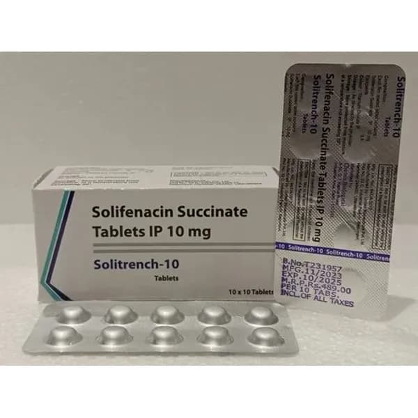 Solifenacin Succinate 10mg Tablet 10mg β Buy Online from NexCure Health