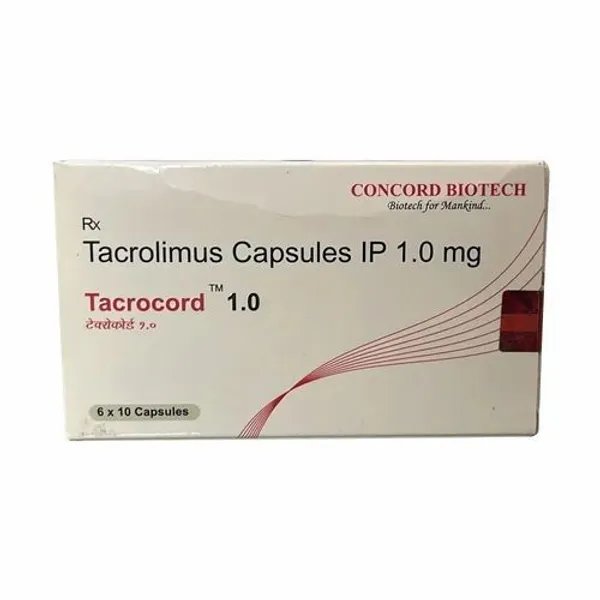 Tacrocord 1mg Capsule 1mg β Buy Online from NexCure Health