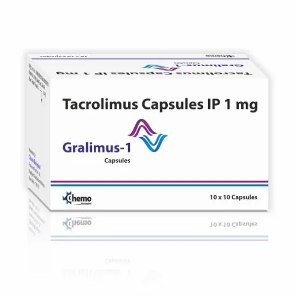 Tacrolomus 1mg Capsule 1mg — Buy Online from NexCure Health