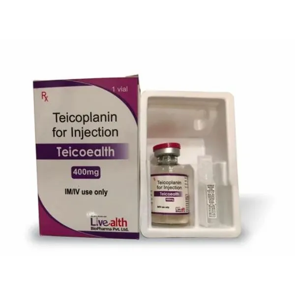 Teicoplanin 400 Mg 400 Mg — Buy Online from NexCure Health