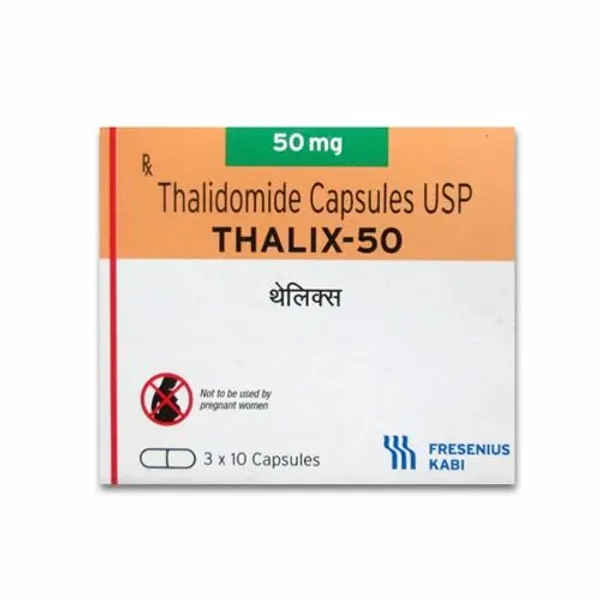 Thalix 50 Mg(Thalidomide Cap) 50 Mg — Buy Online from NexCure Health
