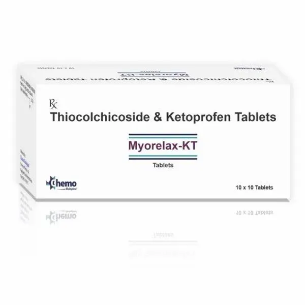 Thiocolchicoside And Ketoprofen Tablets — Buy Online from NexCure Health