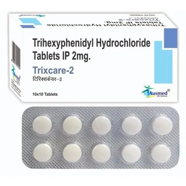 Trihexyphenidyl Hydrochloride Tablets IP 2mg 2mg β Buy Online from NexCure Health