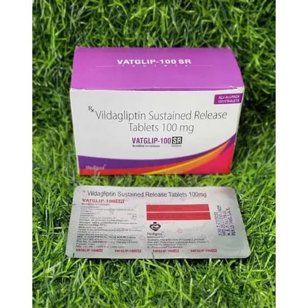 Vildagliptin Sustained Release Tablets 100mg 100mg — Buy Online from NexCure Health