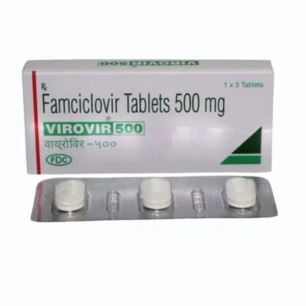 Virovir 500 Mg Tablets 500 Mg — Buy Online from NexCure Health