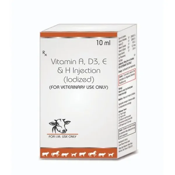 Vitamin A D3 E H Injection For Veterinary Use Only β Buy Online from NexCure Health
