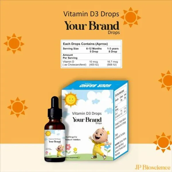 Vitamin D3 Third Party Manufacturing Drops — Buy Online from NexCure Health