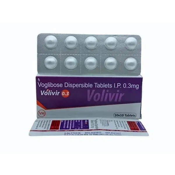 Voglibose 0.3mg 0.3mg — Buy Online from NexCure Health