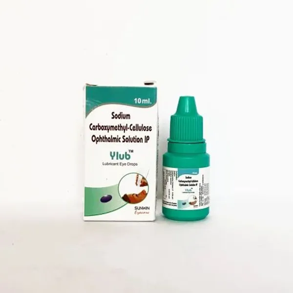 Ylub Sodium Carboxymethyl Cellvlose Ophthalmic Solution IP β Buy Online from NexCure Health
