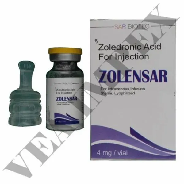 Zolensar 4mg(ZOledronic Acid Injection) 4mg — Buy Online from NexCure Health