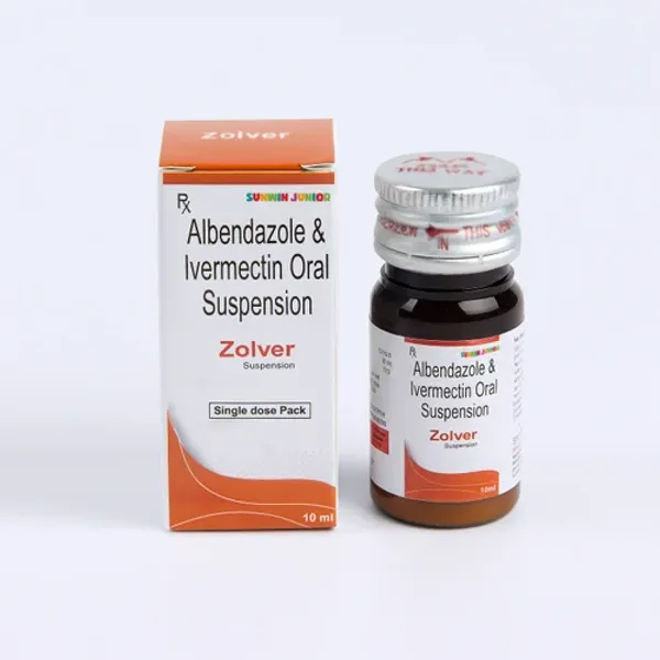 Zolver Albendazole Ivermectin Oral Suspension β Buy Online from NexCure Health